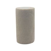 COMOmed Self Adherent Cohesive Bandage Latex FDA Approved 4"x5 Yards First Aid Bandages Stretch Sport Wrap Athletic Tape for Wrist Ankle Sprain and Swelling,Linen(3 rolls)