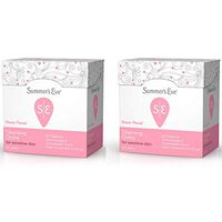 Summers Eve Sheer Floral Cleansing Cloths, Individually Wrapped, 16-Count (2-Pack)