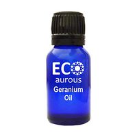 Geranium oil 100% Natural, Organic, Vegan & Cruelty Free Essential Oil with Euro Dropper By Eco Aurous (30 ml)