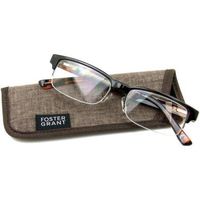 Foster Grant Bentley Tortoise Half-Rim Reading Glasses +1.50 with case