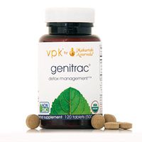 Organic Genitrac | 120 Herbal Tablets - 500 mg ea. | Natural Detox for Urinary Tract & Bladder | Genitourinary Health | Reproductive Health