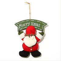 SUPERHUA List Christmas Tags with Santa Claus Tags