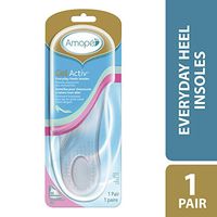 Amope GelActiv Everyday Heels Insoles for Women, 1 pair, Size 5-10