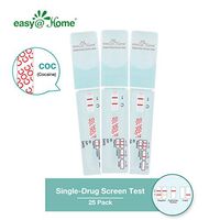 25 Pack Easy@Home Single Panel Drug Tests to Test Cocaine(COC) - 25 Counts #EDCO-114