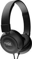 JBL Harman T450 On-Ear Lightweight Foldable Headphones with Mic - Black (Renewed)