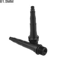 Shentesel 2Pcs Titanium Ti Bike Pedal Spindles Axle for SpeedPlay Zero X1 X2 Light Action - Black 81.5mm