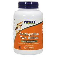 NOW Supplements, Acidophilus, Two Billion, Strain Verified, Healthy Intestinal Flora*, 250 Veg Capsules