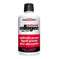 Medical-Grade Liquid Collagen Supplement | AminoSculpt Sugar-Free | Tart Cherry | Burn Fat | Recovery | Good for Joints, Bones, and Sleep | Better Hair, Skin and Nails