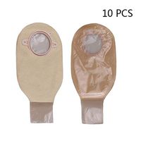 JIN Two-Piece System with Closed Drainable Pouch Ostomy Supplies for Ileostomy Stoma Care,10PCS,OstomyPouch
