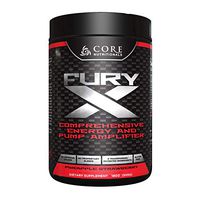 Core Nutritionals Fury X Pre Workout Powder Comprehensive Formula Fully Dosed (Pineapple Strawberry)