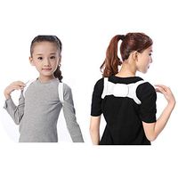 Children Women Girls Chest Belt Mini Posture Corrector for Children Women Girls (White 3pcs)