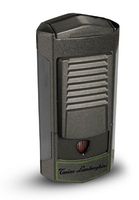 Tonino Lamborghini Sepang Metallic Grey with Green Lines Triple Torch Lighter