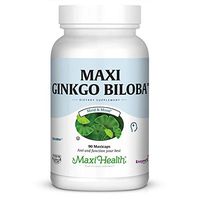 Maxi Health Ginkgo Biloba - Brain and Circulation Formula - 90 Capsules - Kosher