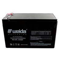 New 12V 8Ah SLA Battery WB1280F1 Replaces UB1280, PS1280, WKA12-8F Fast USA Ship
