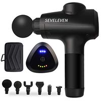 Fascia Gun Handheld Deep Tissue Muscle Massage Gun,The Strongest Portable Cordless Percussion Vibration Fascia Massager Device (Black)