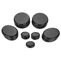 16pcs Spa Stones, Hot Stone Massage Black Basalt Stones Circle Oval Shape Lava Natural Therapy Stone - at Home or Professional Use