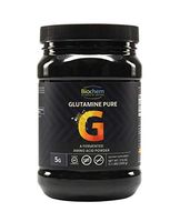 Biochem Glutamine Pure - 5g - Amino Acid Powder - Keto-Friendly - Promotes Muscle Tissue Support - Postworkout - Easy to Mix - Certified Gluten Free - Vegan