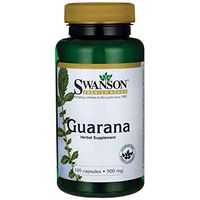 Swanson Guarana 500 Milligrams 100 Capsules