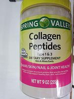 Spring Valley Collagen Peptides Powder Hair Skin Nail Joint, 9 oz (Pack of 2)