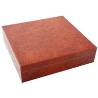 Burl Color Desktop Cigar Humidor - 15 Capacity