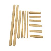 Goodtar Bamboo Massage Tools Green Therapy Kit of 100% Solid Bamboo Sticks to Full Body Massage and Reduce Deep Seated Pain,Set of 12.