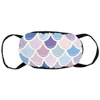 Face Cover Colorful Mermaid Fish Scales Earloop Face Cover - Adjustable Elastic Strap for Cosplay Cycling, Anti Dustproof Face and Nose Cover, Half Face Mouth Cover