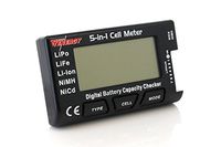 Tenergy 5-in-1 Battery Meter, Intelligent Cell Meter Digital Battery Checker Battery Balancer for LiPo / LiFePO4 / Li-ion/NiCd/NiMH Battery Packs