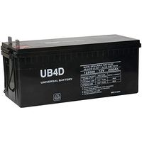 Universal Power Group UB4D 12v 200ah SLA Battery for Pure Sine Wave PST-100S-24A