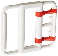 CanDo 10-1860 Latex Free Rubber Band Hand Exerciser with 5 Red Bands