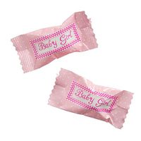 One Pack of 50 Piece It's a Girl Buttermints, 7 Ounce