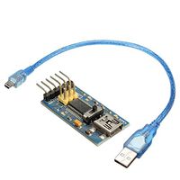 ILS - FTDI Basic FT232 FIO Pro Mini Lilypad Program Downloader for Arduino with Mini USB Adapter Cable