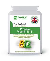 Vitamin B12 Methylcobalamin 1000 UG - 120 Capsules – UK Manufactured to GMP Guaranteed Quality - Suitable for Vegetarians & Vegans by Prowise Healthcare