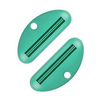 DIGITBLUE Toothpaste Tube Squeezer, 2-Pack Multipurpose Toothpaste Dispenser Squeezer, (Green)