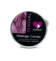 Aphrodisiac Massage Candle a Romantic Blend with Essential Oils (Sensual)