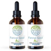 Fennel Seed A120 (2pcs) Alcohol Herbal Extract Tincture, Super-Concentrated Organic Fennel (Foeniculum vulgare) Dried Seed (2x4 fl oz)