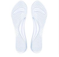 Cojoy Ultra-Thin Cushion High Heel Insoles Alleviates Forefoot Pain, Relief Heel Pain Gel (Transparent)