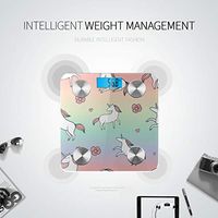 Bluetooth Body Fat Measure Cartoon Animation Wild Animal Horse Smart Weight Scale Body Fat Composition Monitor Analyzer with Smartphone App for Body Management-396 Lbs