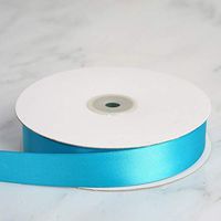 Tableclothsfactory 1" Satin Ribbon-Turquoise