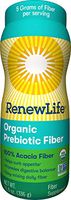 Renew Life Adult Fiber Supplement - Organic Prebiotic Fiber - Dietary Fiber - Gluten, Dairy & Soy Free - 11.9 Ounce (Packaging May Vary)