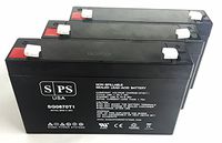 Yuasa NP7-6FRA Sealed Lead Acid 6V 7Ah Replacement Battery -SPS BRAND (3 PACK)
