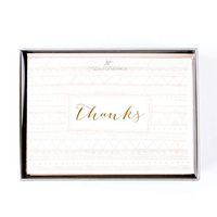 Stripes and Triangles Thank You Notes (Set of 10)