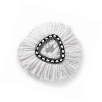 super1798 Microfiber Wring Spin Mop Triangle Head Replacement Refill Home Cleaning Tool