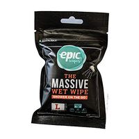 Encore, LLC Epic Wipes, 20-Pack Large Wet Wipes, Biodegradable Residue-Free Shower Substitute, Big on-The-go Bamboo Body Wipes