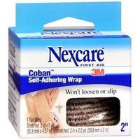 Special Pack of 5 3M Nexcare Coban Self-Adherent Wrap - Tan H1582 2'X5YD