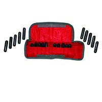 the Cuff 10-3341-1 Adjustable Cuff Wrist with Inserts, 4 lb-20 x 0.2 lb, Red