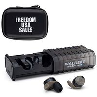 Walker's Silencer Bluetooth Rechargeable Ear Buds Pair with Water Resistant Case