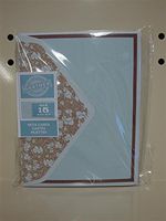 Light Blue & Brown Foliage Note Cards