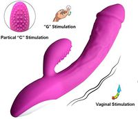 LED New Vibrator- with USB Cable Rechargeable Whisper Quiet, Waterproof, Handheld, Cordless, Adjustable