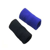 Kylin Express 10PCS Sports Elastic Finger Sleeve Protector Brace Support - Black&Blue