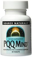 SOURCE NATURALS Pqq Mind Tablet, 30 Count